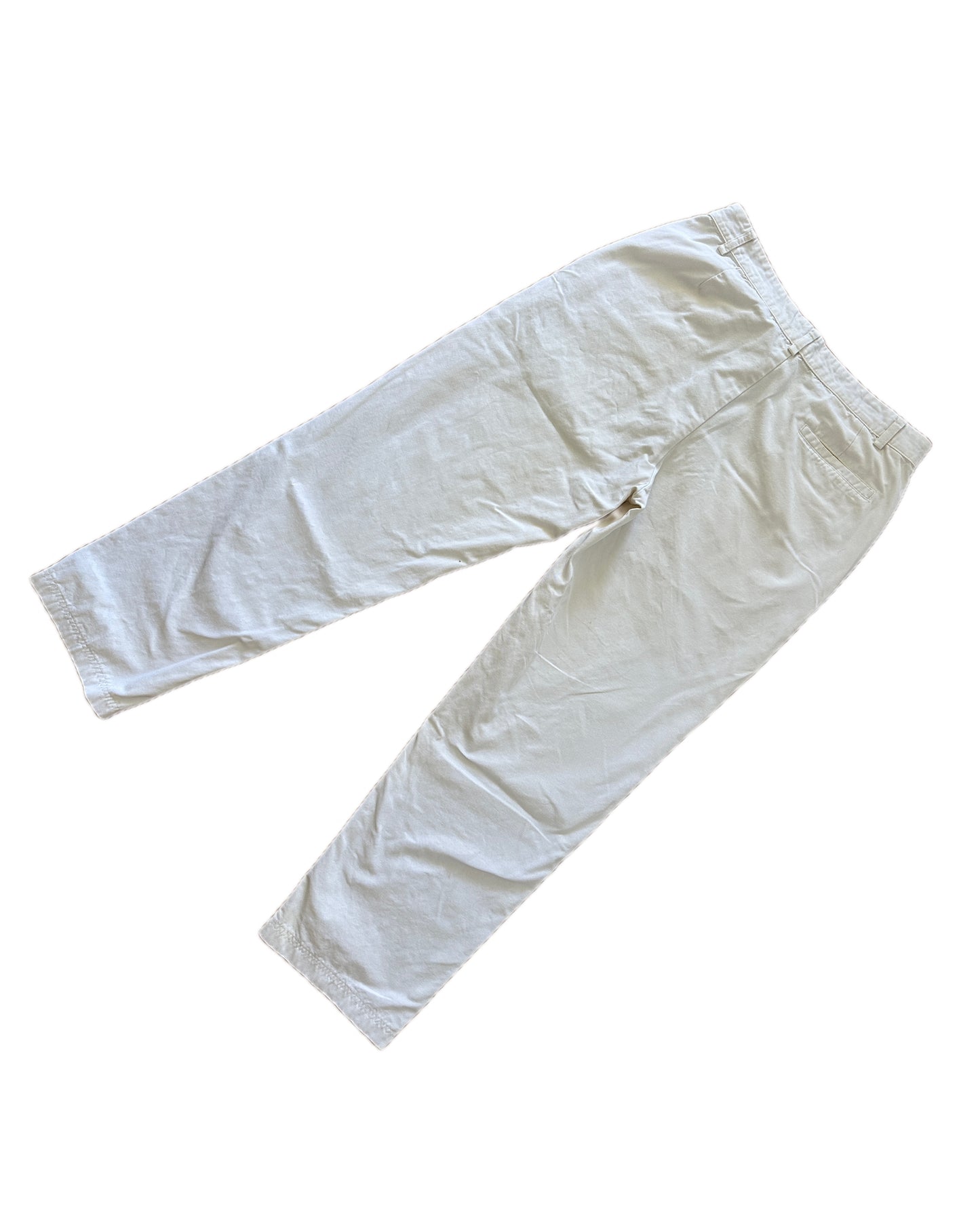 Stone Island 1998 White Chino Trousers - 52 / L - Made in Italy