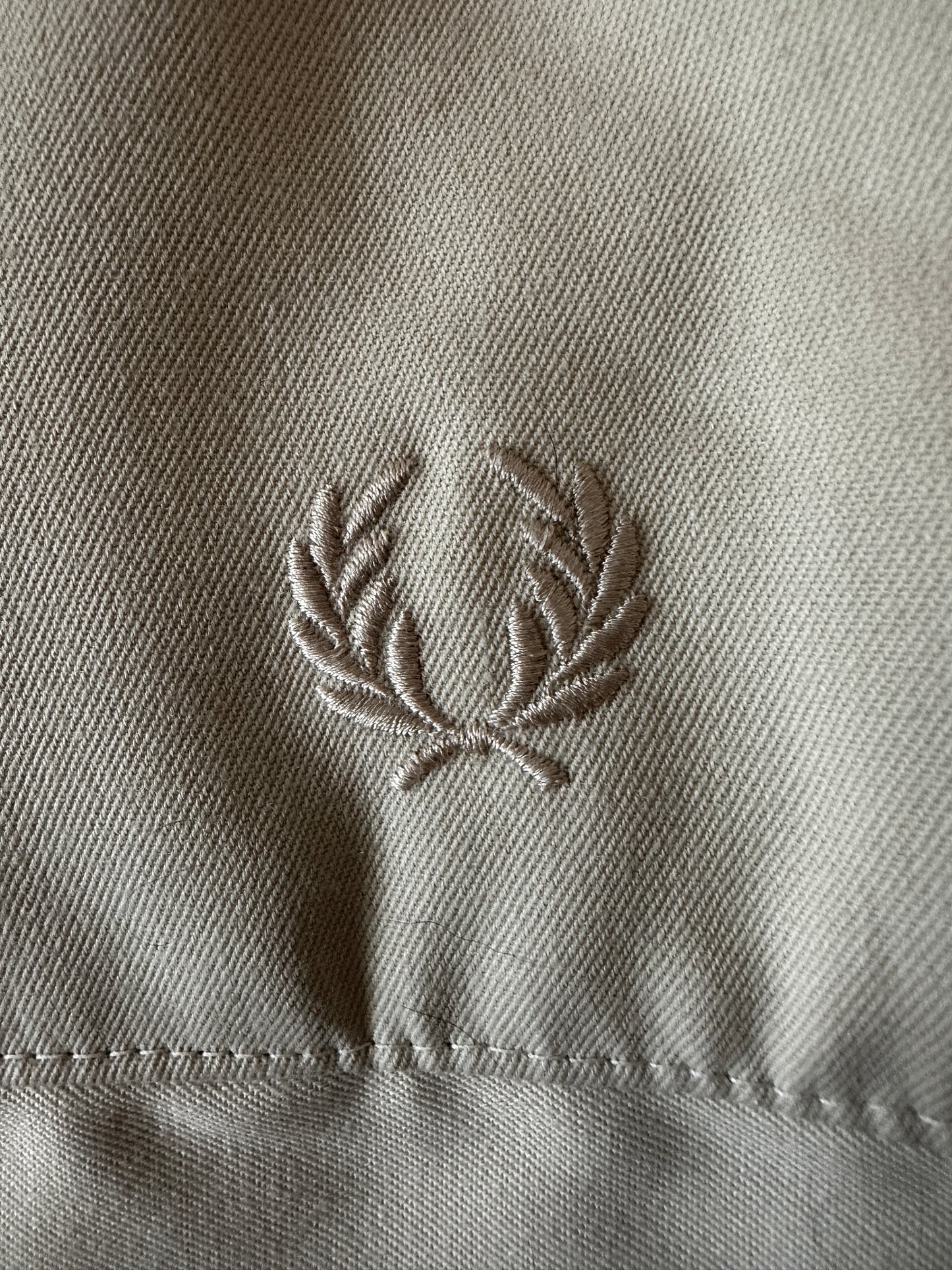 Fred Perry Vintage 80s Anorak Light-beige - Deadstoock - 54 / L - Made in Spain