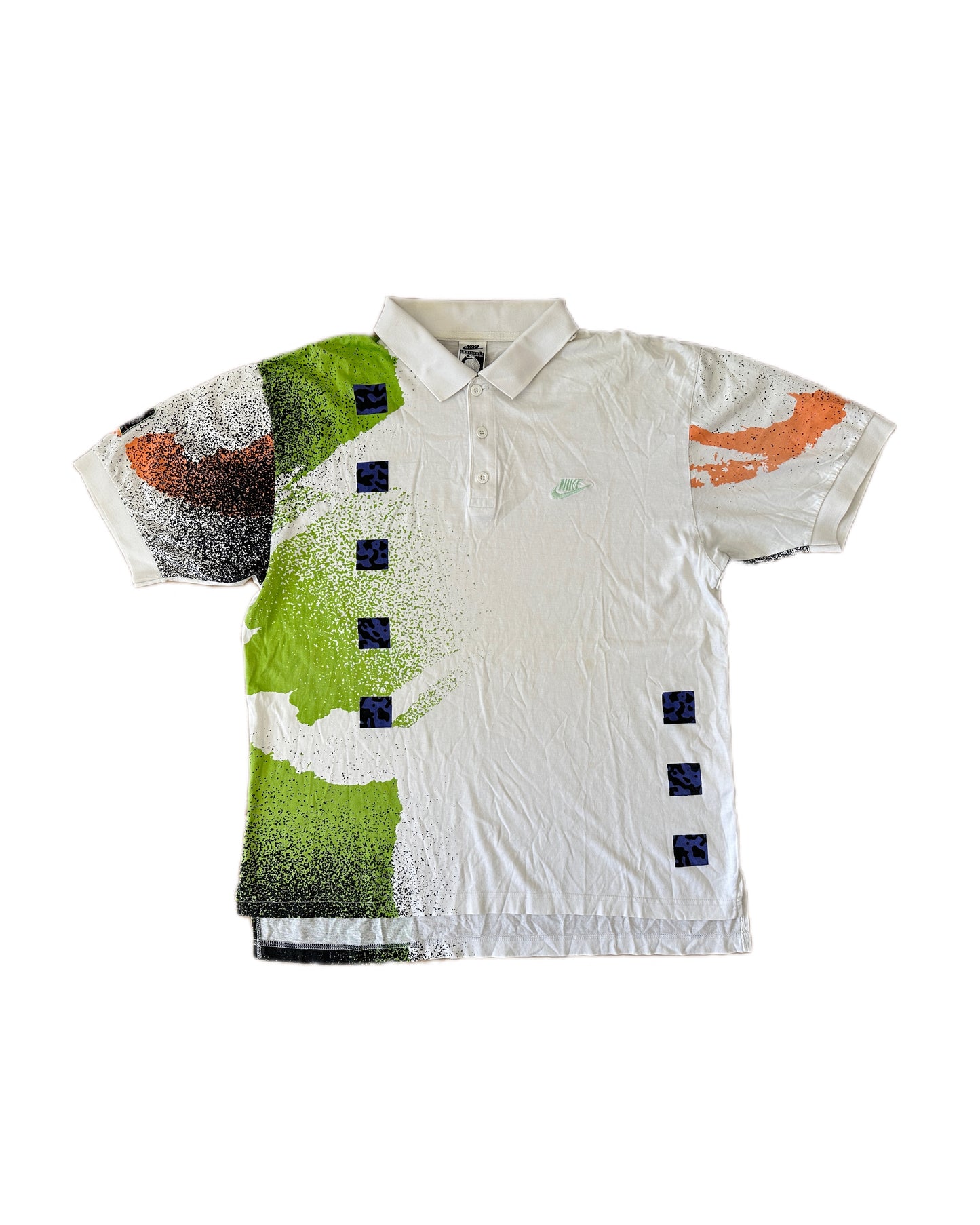 Nike Challenge Court 1991 ATC4 Kiwi Polo Shirt - L