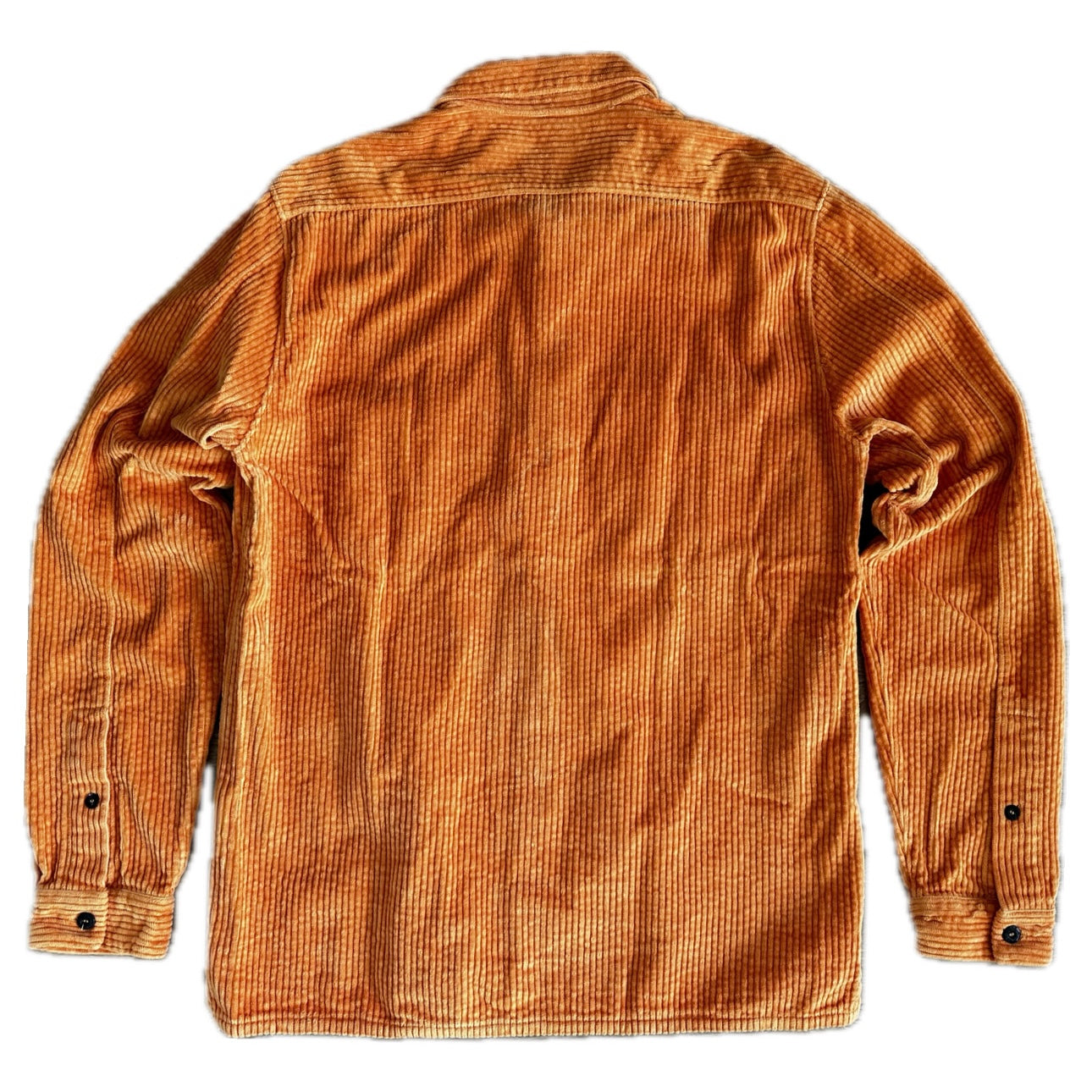 Stone Island 2021 Cotton Corduroy Overshirt Orange - L - Made in Italy
