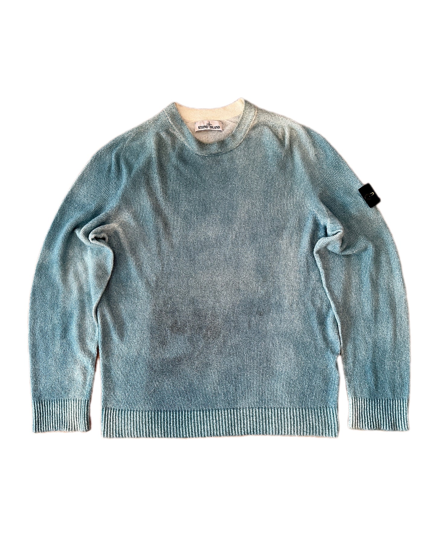 Stone Island 2020 Handsprayed Knit Sweater - L - Made in Italy