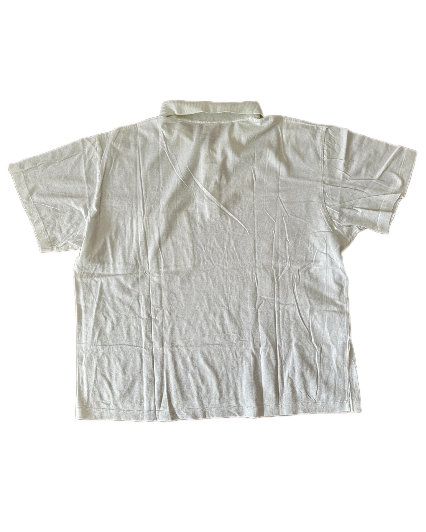 Ellesse Vintage 80s White Tennis Polo Shirt - M - Made in Italy
