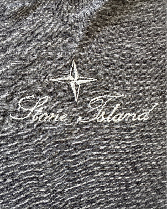 Stone Island 2005 Script Logo Longsleeve Shirt - XL - Made in Italy