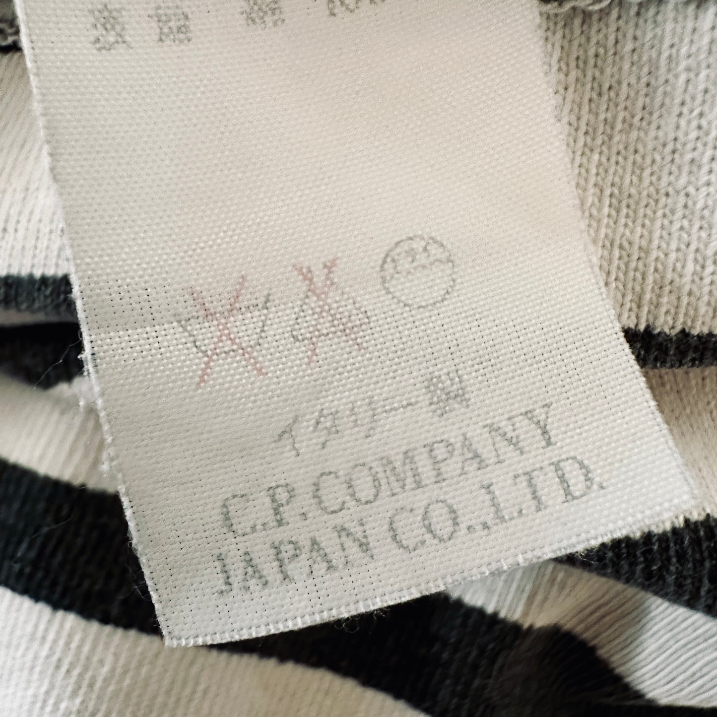 Stone Island 80s Vintage Japan Striped T-Shirt - XL - Made in Italy