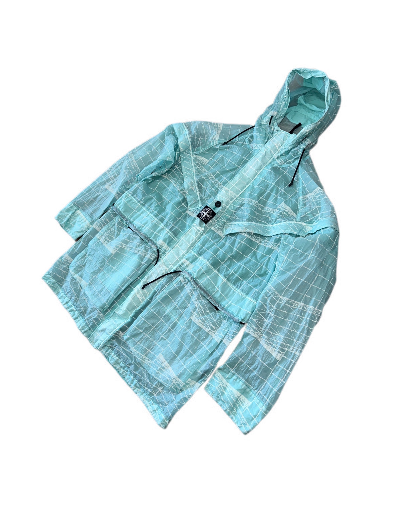 Stone Island 2021 Reflective Grid on Lamy-TC Jacket - XXL - Made in Italy