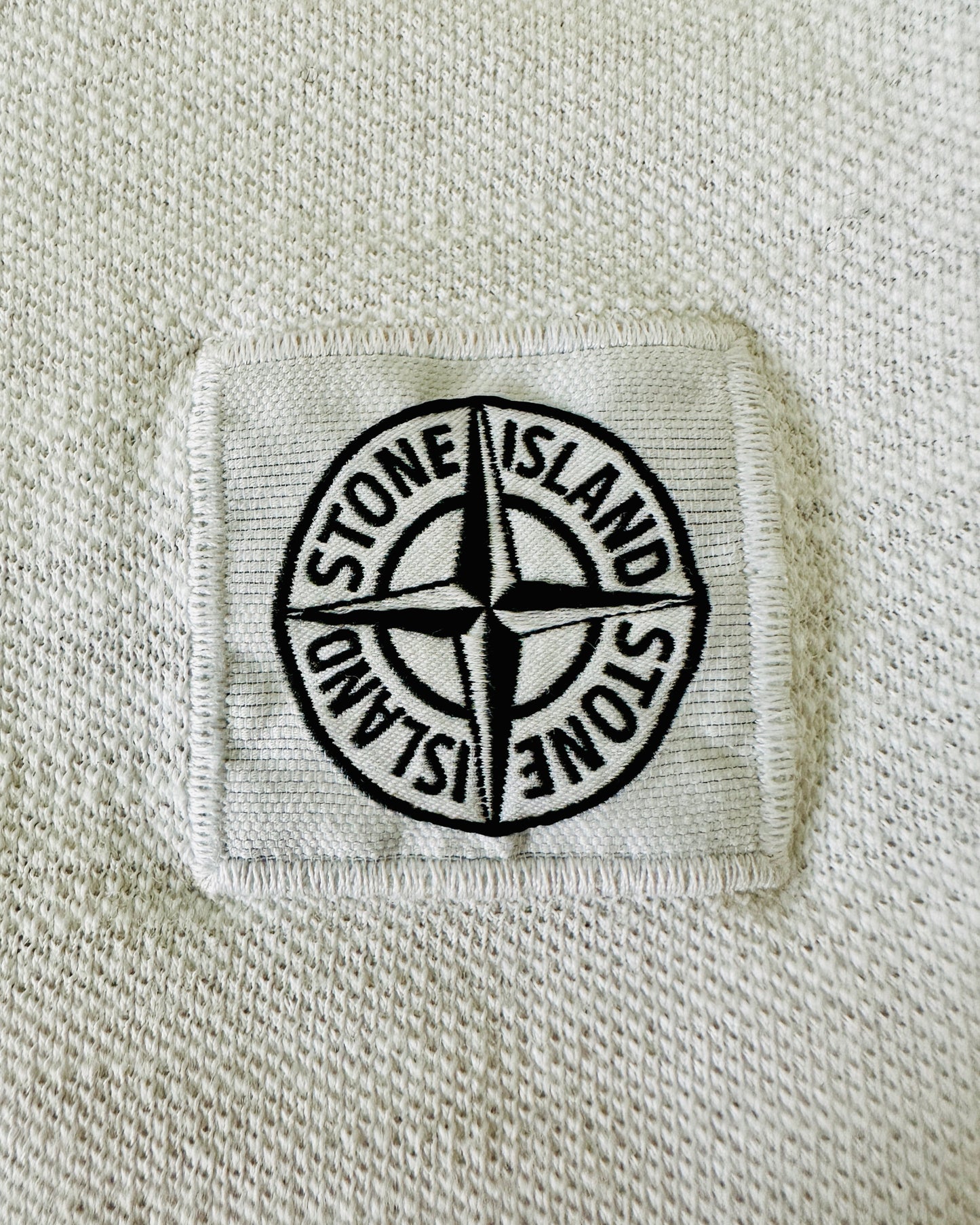 Stone Island White Patch Program Henley T- Shirt - L