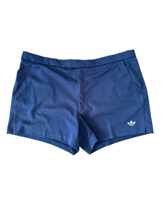 Adidas Vintage 80s Tennis Shorts Navy - 56 / XXL