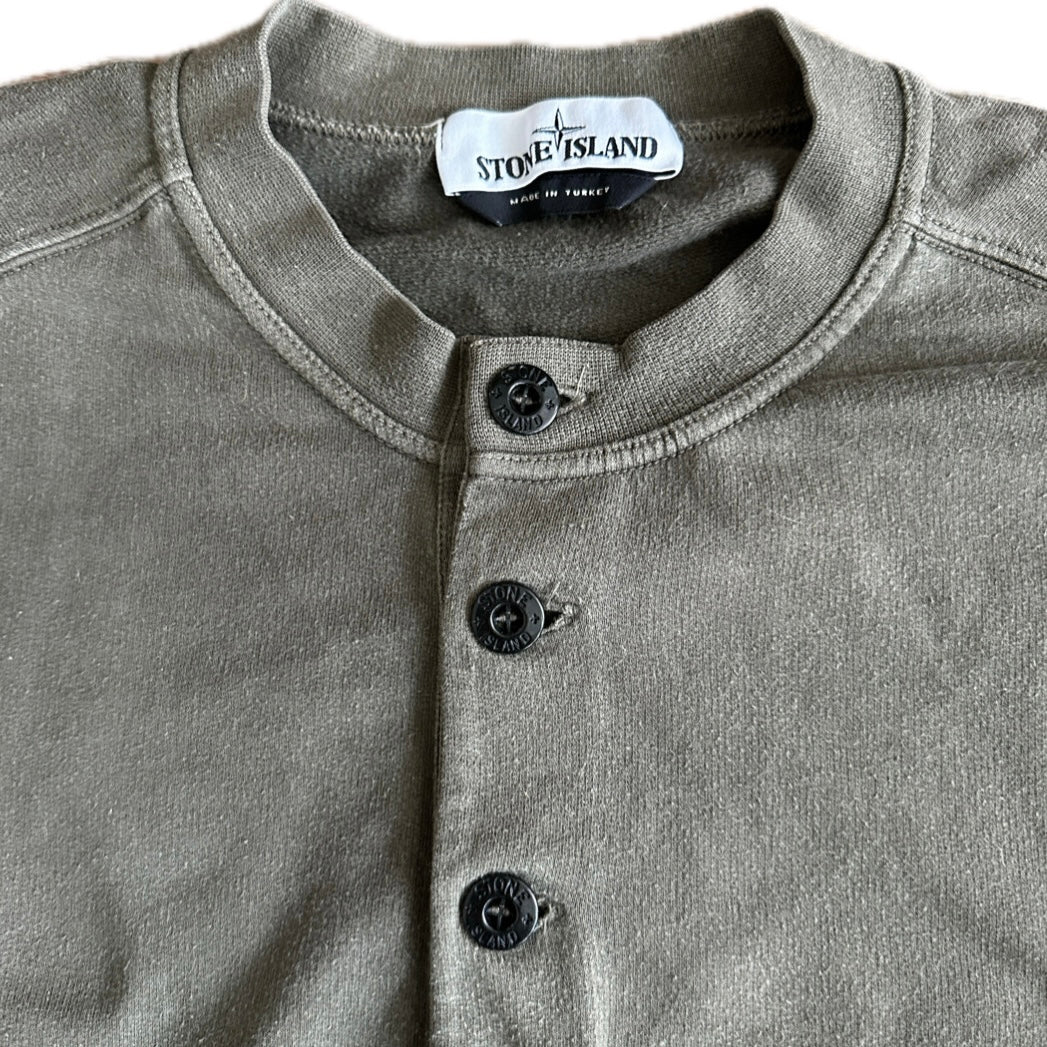 Stone Island 2018 Henley Sweatshirt - L