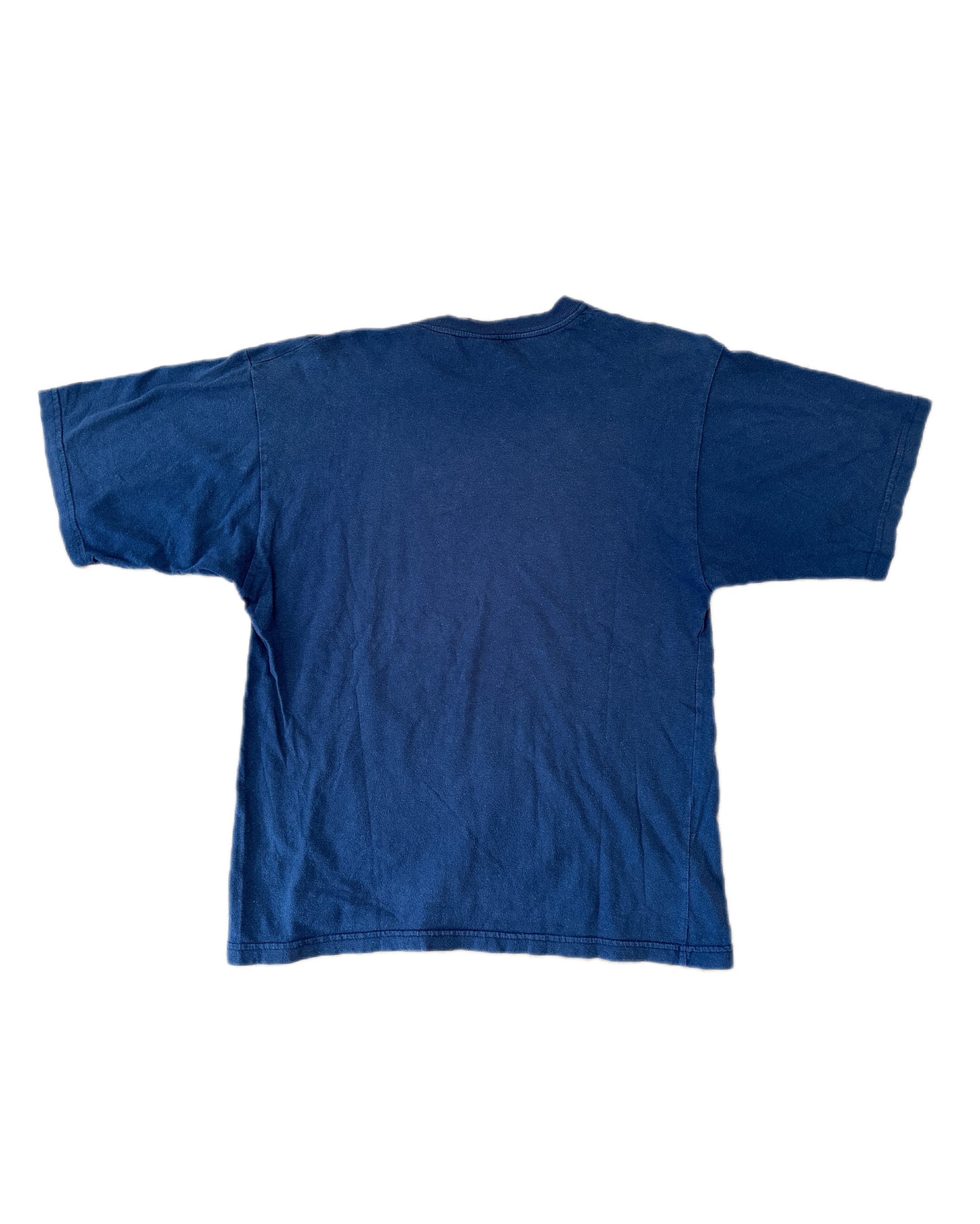 Nike 80s Vintage Echo Logo T-Shirt - L - Made in Portugal