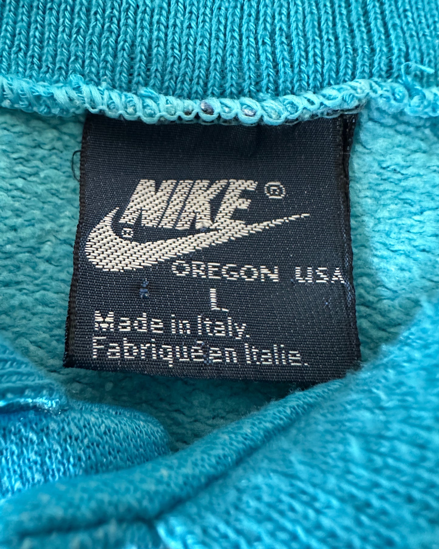 Nike 1987 Vintage Oregon Polo Sweatshirt - L - Made in Italy