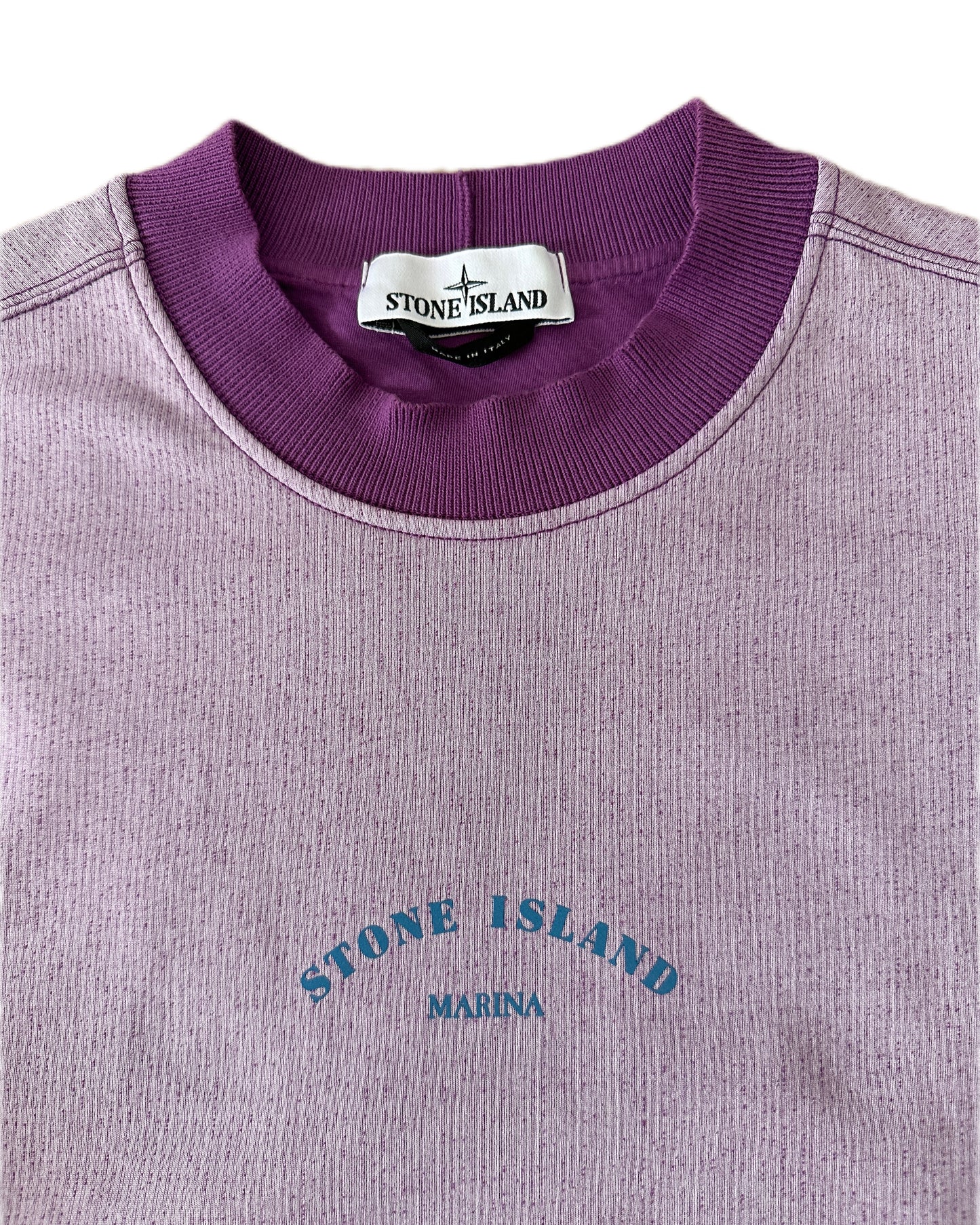Stone Island Marina 2023 Terry Fleece Reflective Logo Sweatshirt - M - Made in Italy