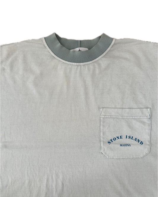 Stone Island Marina 2023 Reflective Print T-Shirt - L - Made in Italy