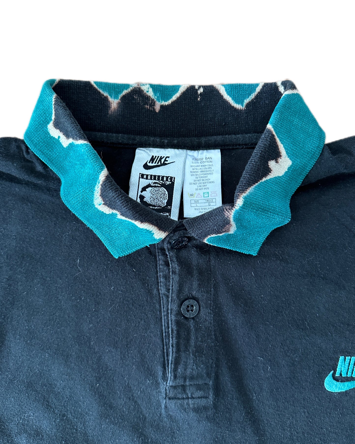 Nike Challenge Court 1993 Batik Wash Polo Shirt - L