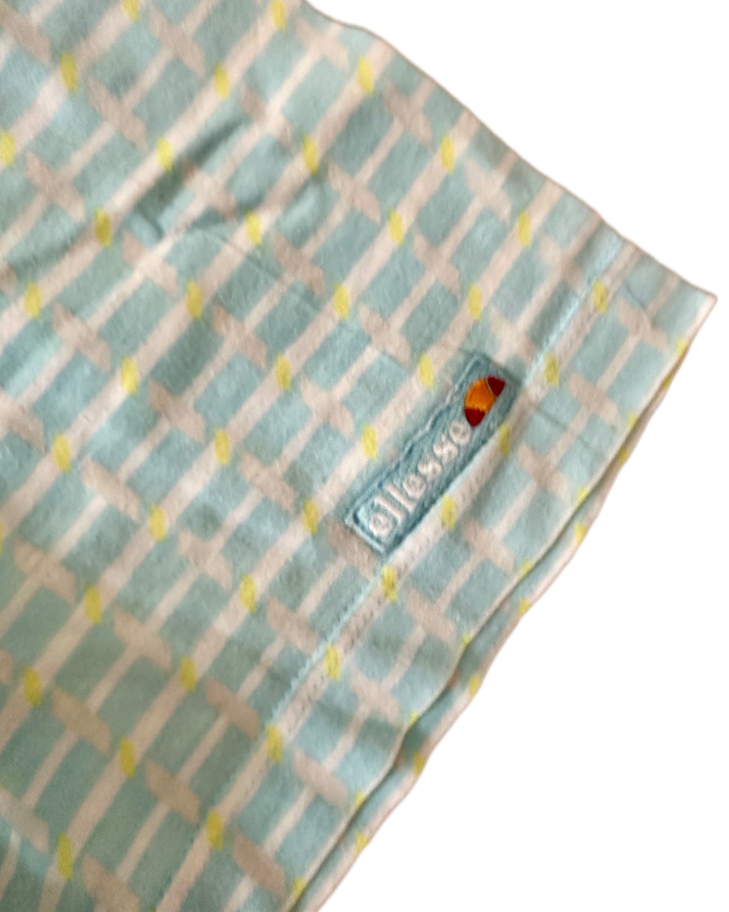 Ellesse Vintage 80s Light Blue Tennis Polo Shirt - M - Made in Italy