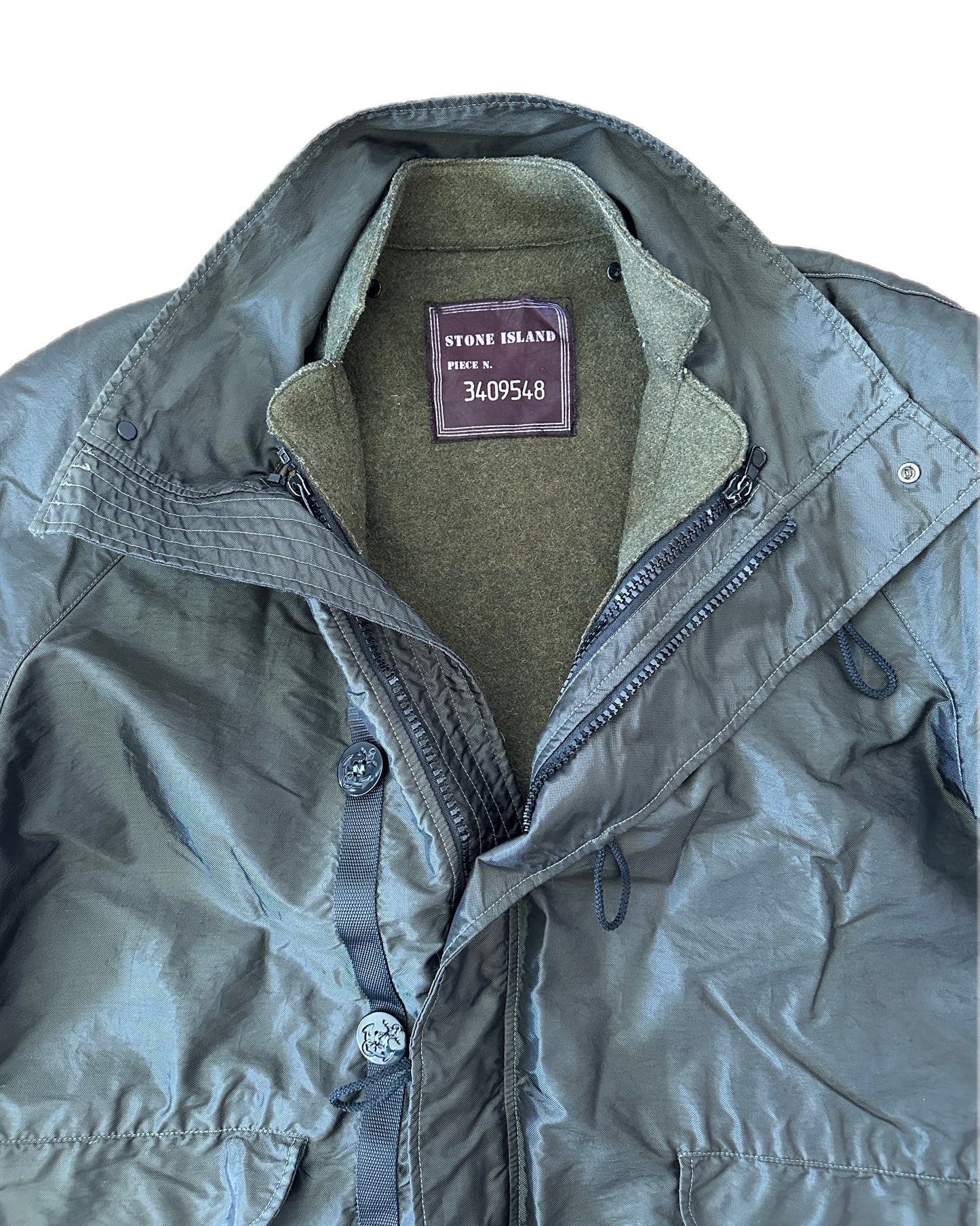 Stone Island 1995 Formula Steel Arabic Jacket w/ Wool Lining - XXL - Made in Italy