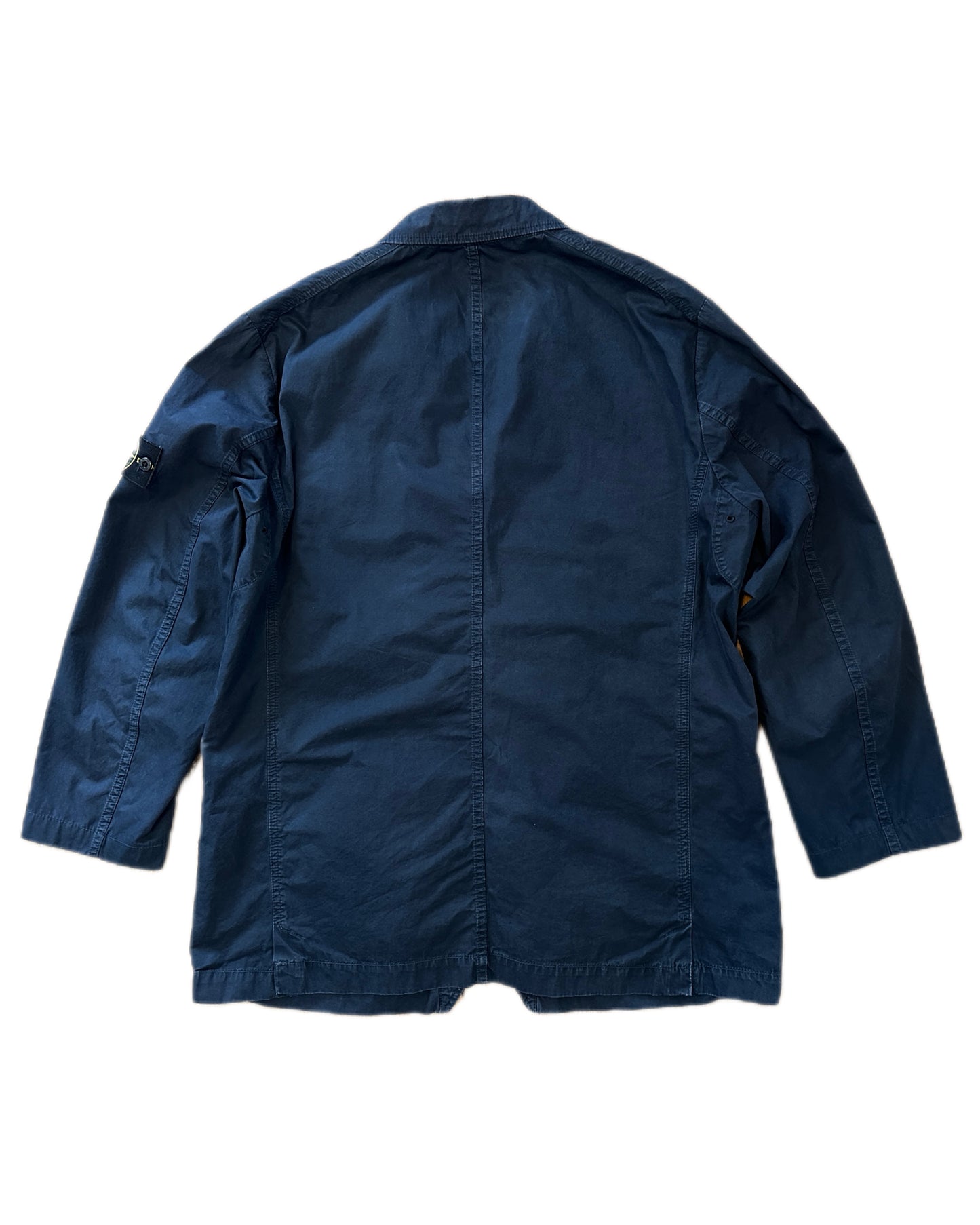 Stone Island 2014 Tela Smerigliata Navy Blazer Jacket - 3XL - Made in Italy