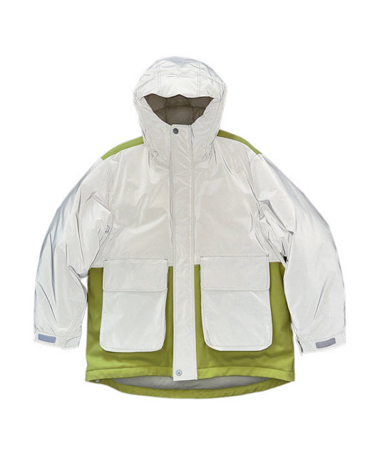 Stone Island Marina 2024 Panno Resinato with Plated Reflective Down Jacket - XXL - Made in Italy