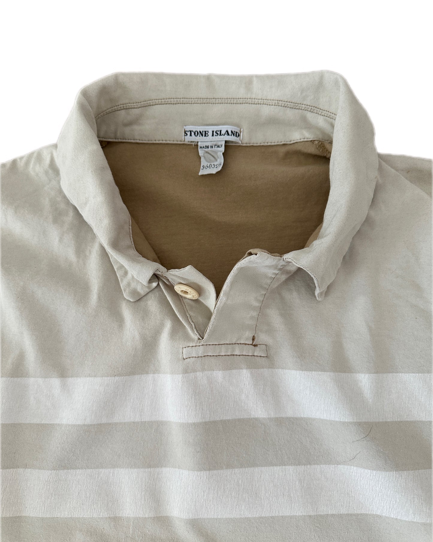 Stone Island Longsleeve Polo Shirt - L - Made in Italy