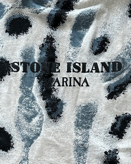 Stone Island Marina 2022 Cotton Jersey Reef Camo Print T-Shirt - L