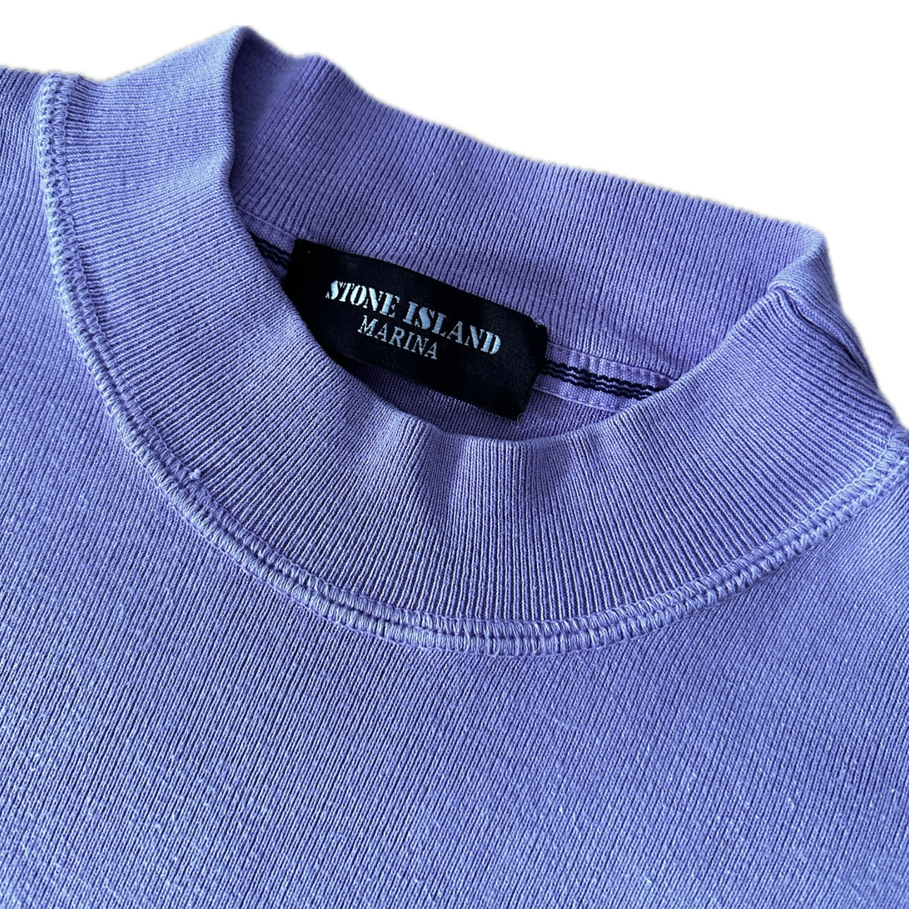 Stone Island Marina 1989 80s Massimo Osti Sweatshirt - Lavender - XL - Made in Italy