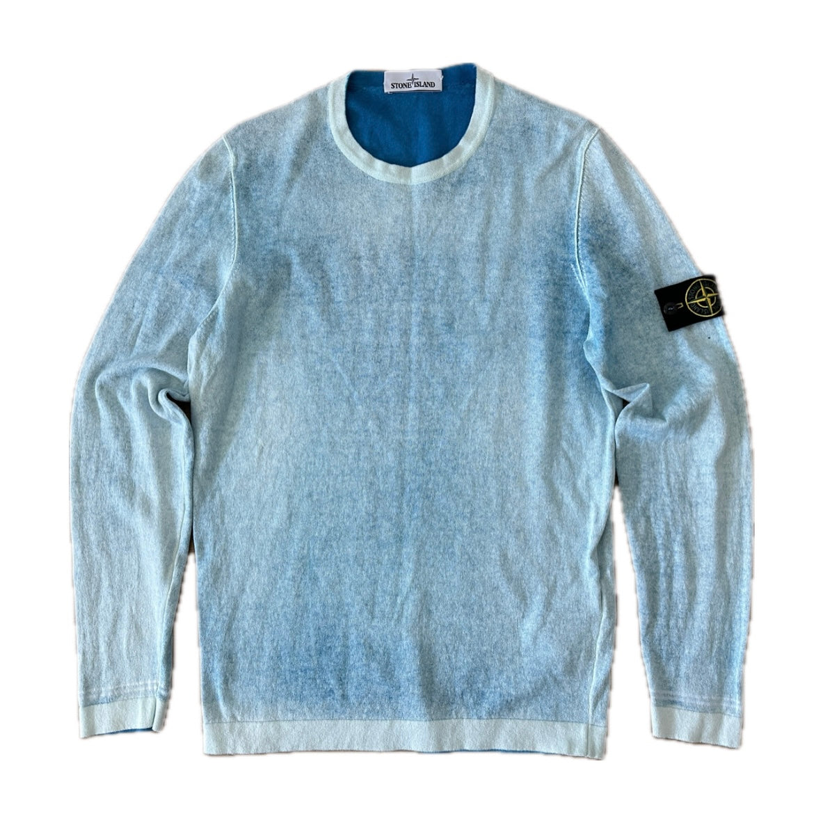 Knitted Sweater Stone Island Pullover Dunkelblau Stone Island Mock