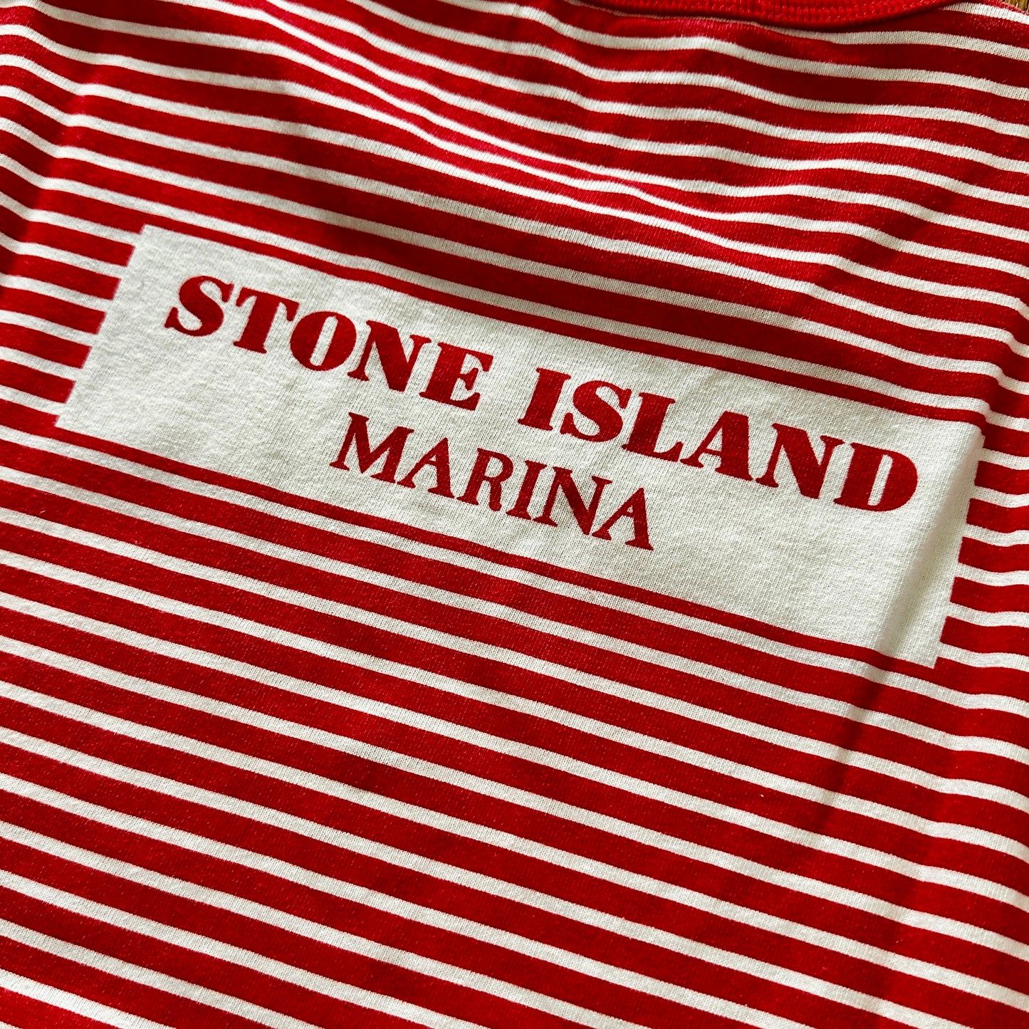 Stone Island Marina 2019 Red Longsleeve T-Shirt - M