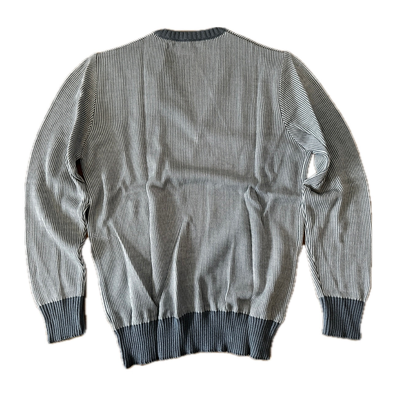 Fred Perry Vintage 80 V-Neck Knit Sweater - Deadstock - 3 / M - Made in Spain