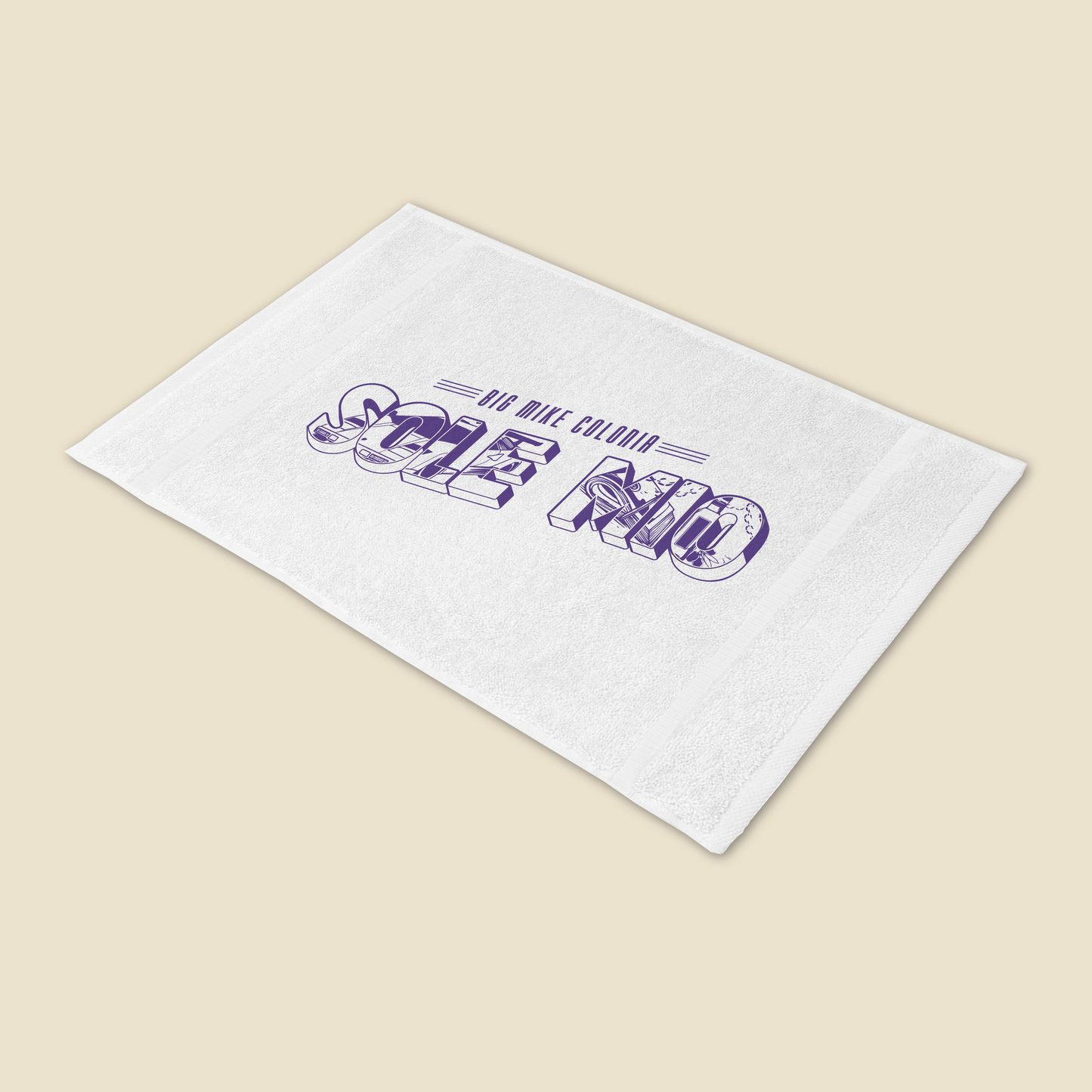 Big Mike Colonia -Sole Mio Beach Set - Towel + T-Shirt + Cap + Bum Bag