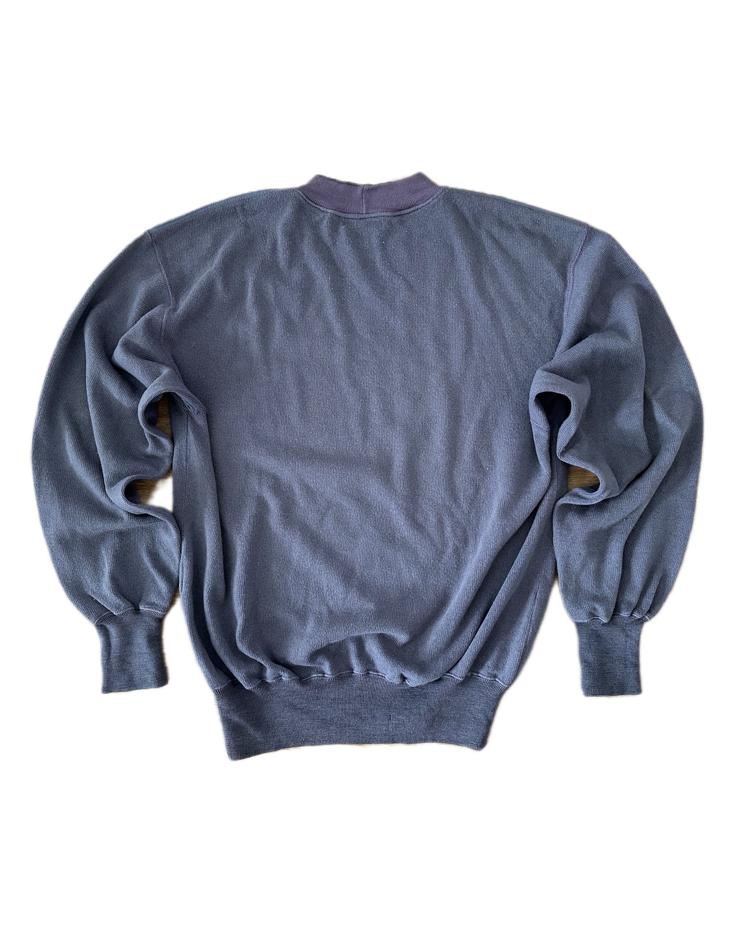 Stone Island 1988 Purple Wool Mix Knit Sweatshirt - L - Made in Italy