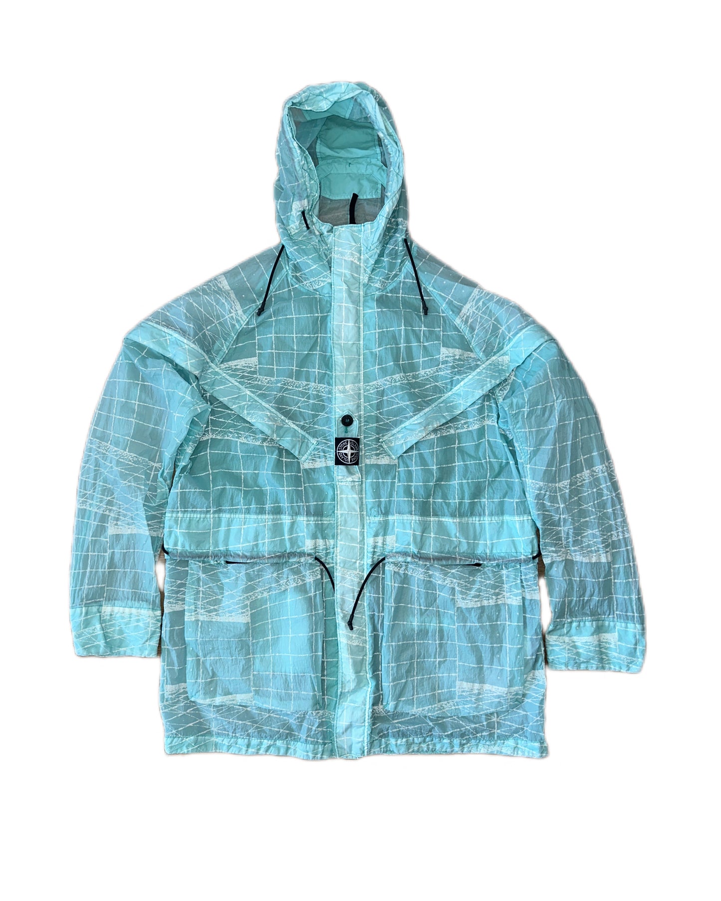 Stone Island 2021 Reflective Grid on Lamy-TC Jacket - XXL - Made in Italy