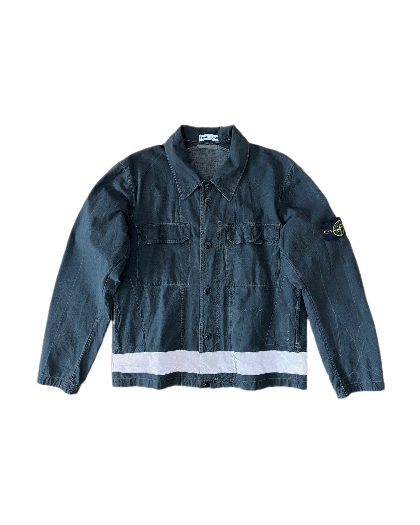 Stone Island 2006 Reflective Panel Work Jacket - XL - Made in Italy