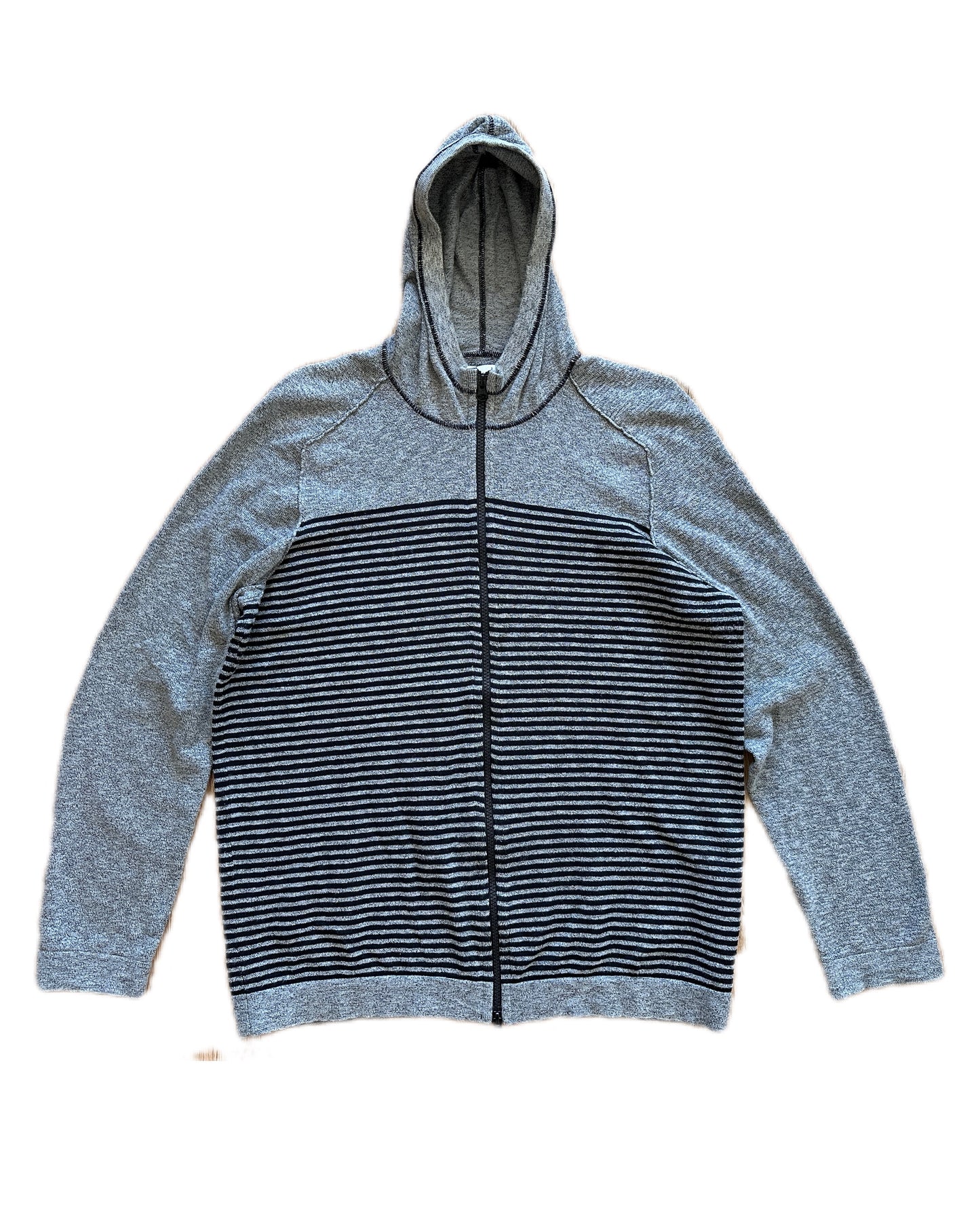 Stone Island Marina 2017 Grey Hooded Sweatshirt Fleece Jacket - XL - Made in Italy