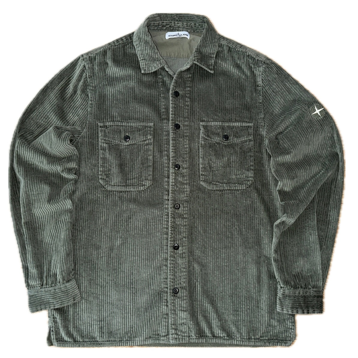 Stone Island 2021 Cotton Corduroy Regular Fit Overshirt - L - Made in Italy