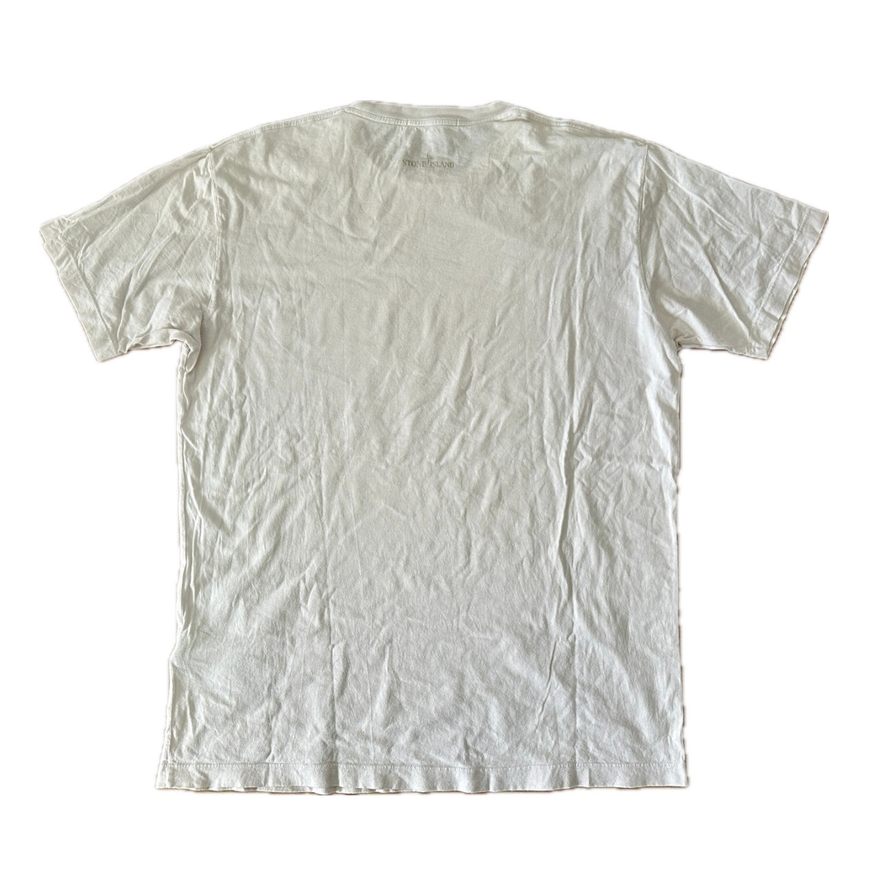 Stone Island 2019 Reflective Logo Print T-Shirt - XXL