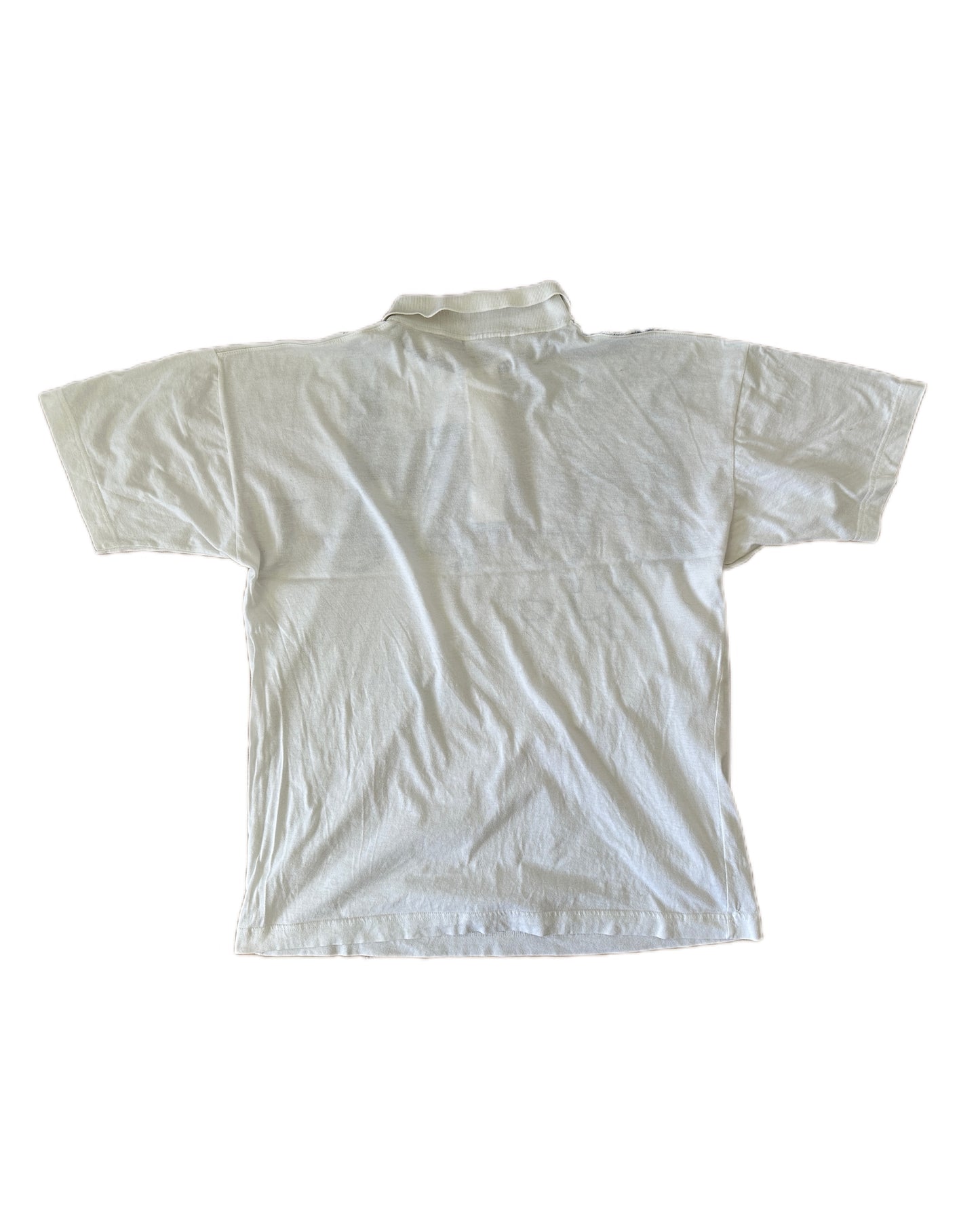 Sergio Tacchini 1992 Graphical Polo Shirt - VI / L