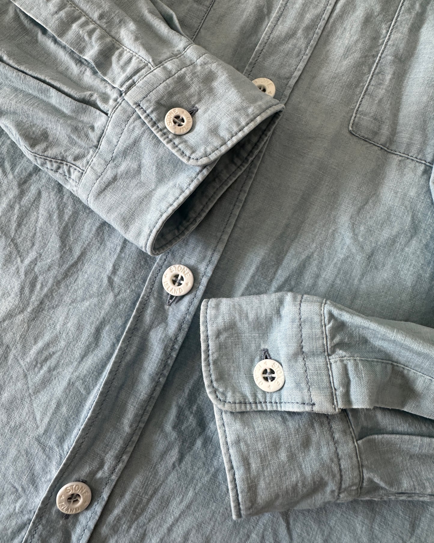 Stone Island 2016 Oxford Overshirt - 3XL (fits L/XL)