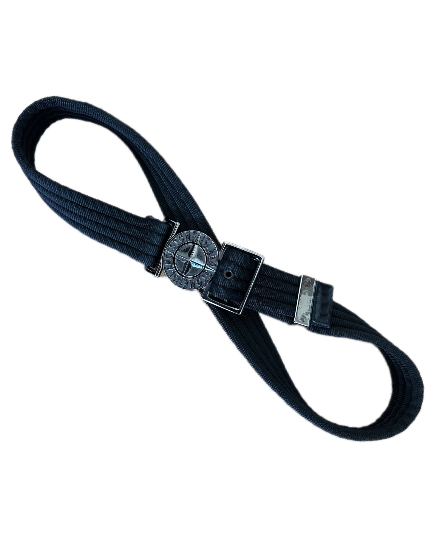 Stone Island Metal Buckle Belt - 90 - Made in Italy