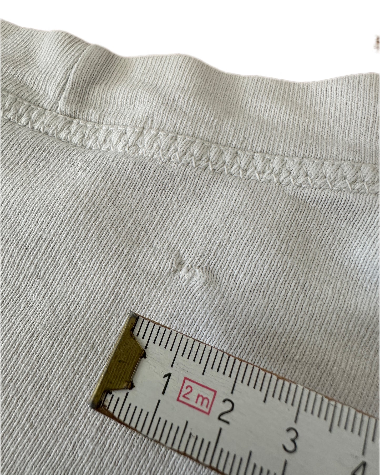 Stone Island Marina Vintage 80s White Boatneck T-Shirt - XL