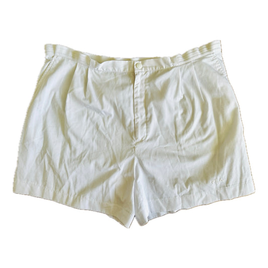 Fila 90s Vintage White Tennis Shorts - XL