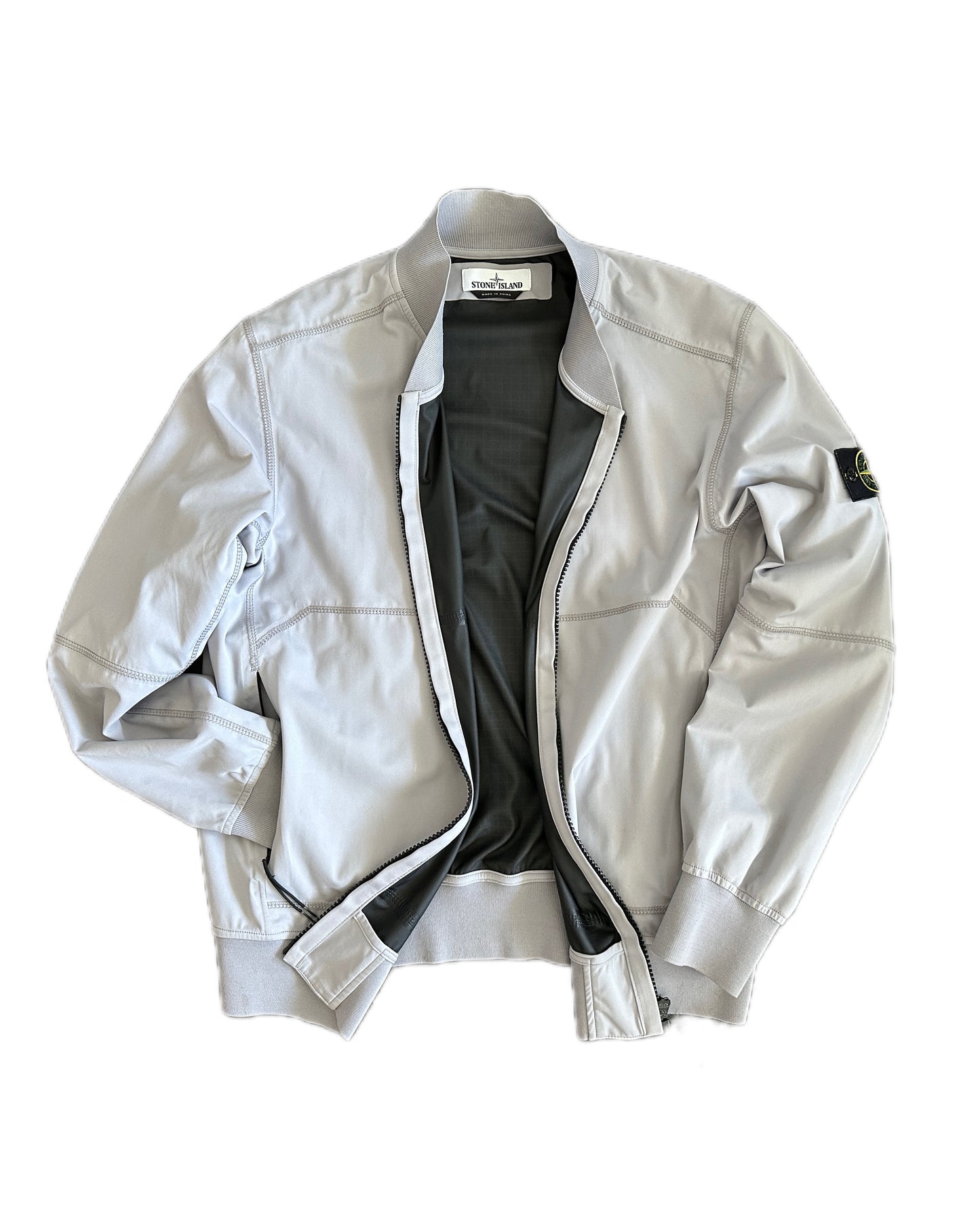 Stone Island 2018 Light Soft Shell SI Check Grid Jacket - XL