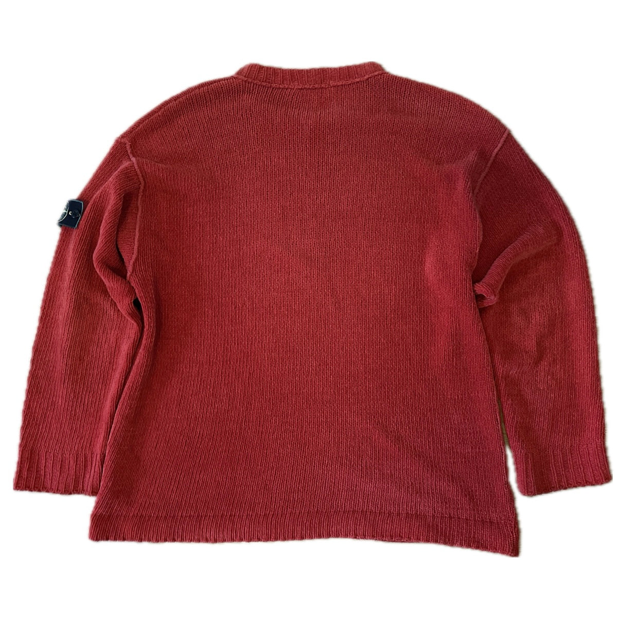 Stone Island 1992 Vintage Knit Chenille Sweater - L - Made in Italy