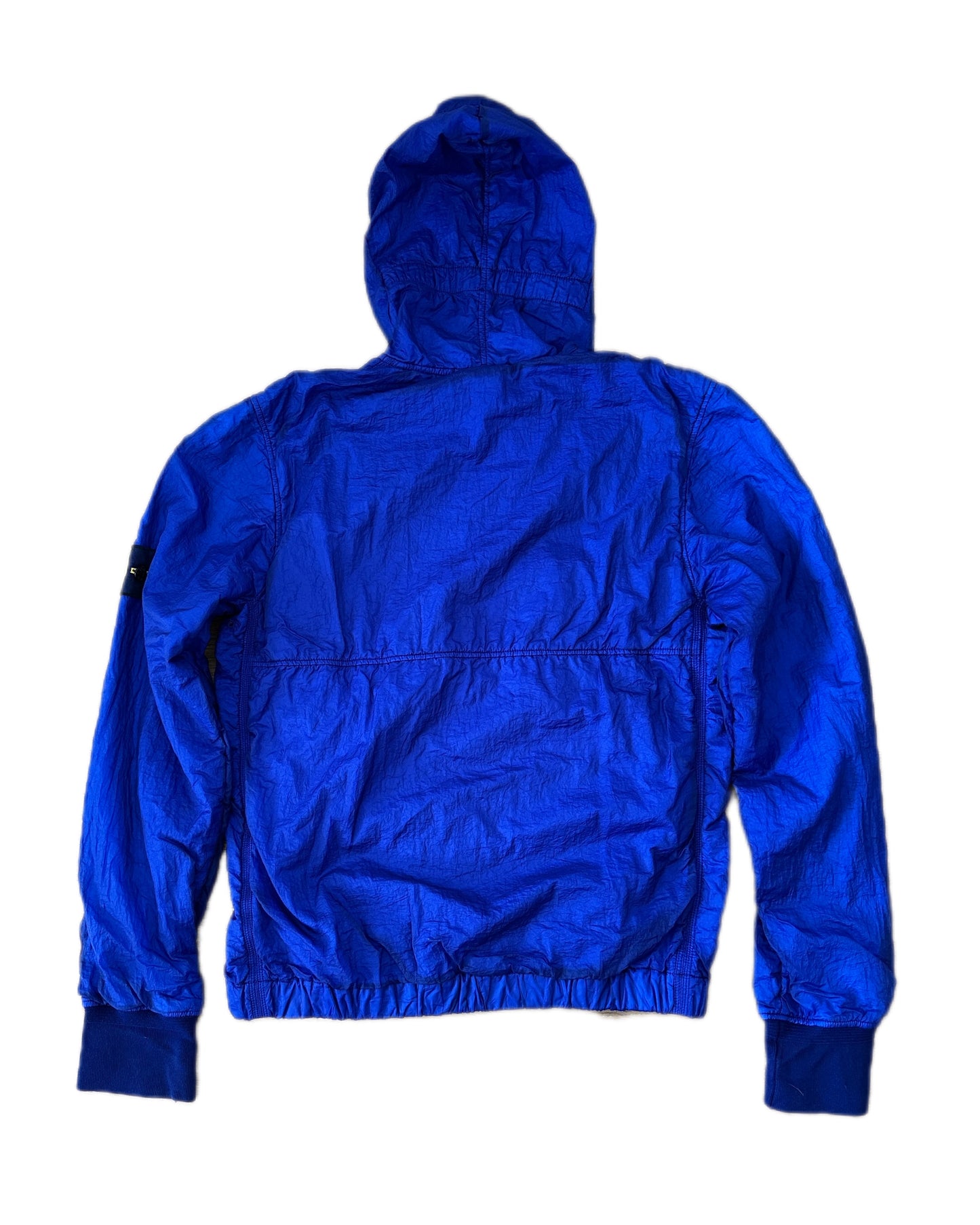 Stone Island 2008 Mesh Badge Hooded Nylon Tyvek Jacket - L (fits M)