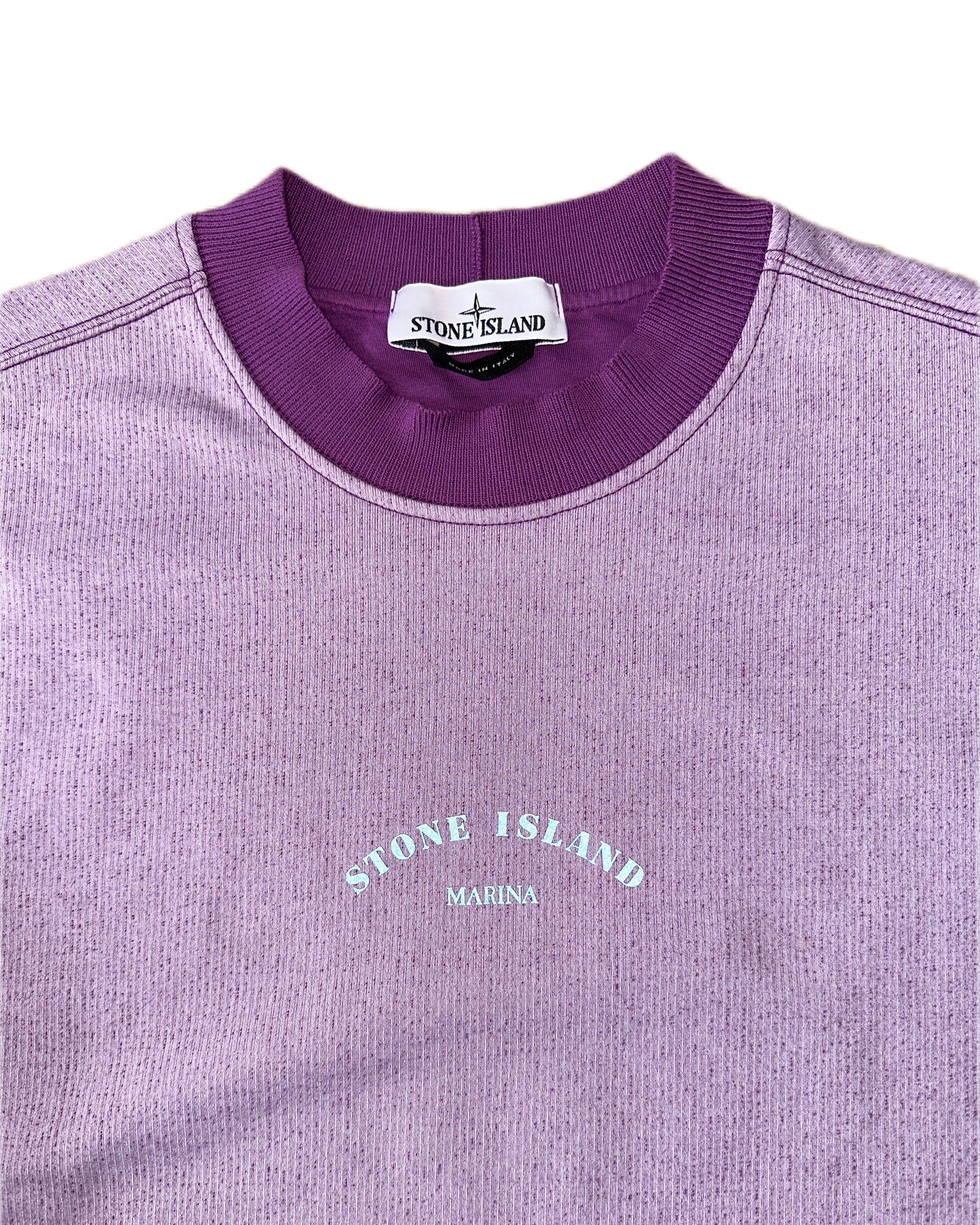 Stone Island Marina 2023 Terry Fleece Reflective Logo Sweatshirt - M - Made in Italy