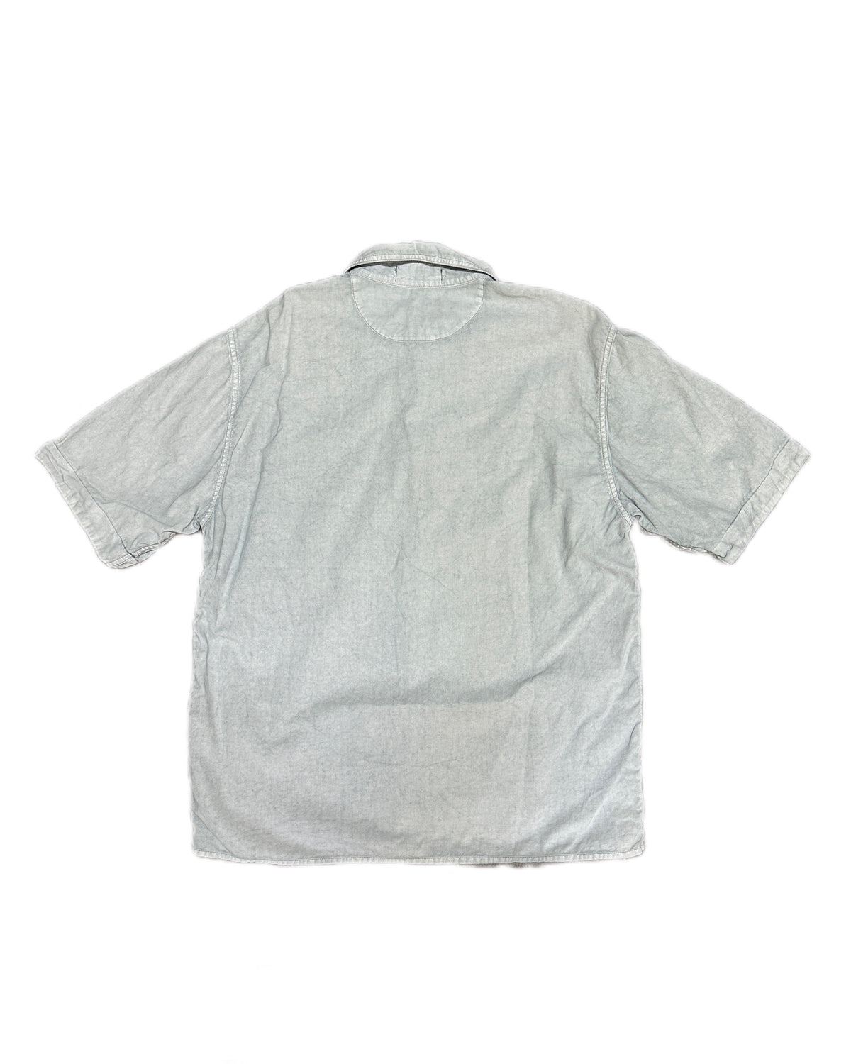 Stone Island Marina 2023 Reflective Print Overshirt Polo Blue - M - Made in Italy