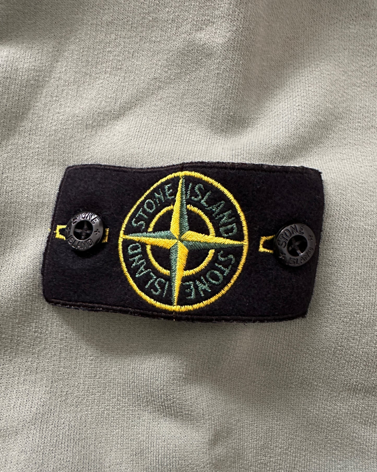 Stone Island 2023 Sage Green Zip Sweatshirt - 3XL
