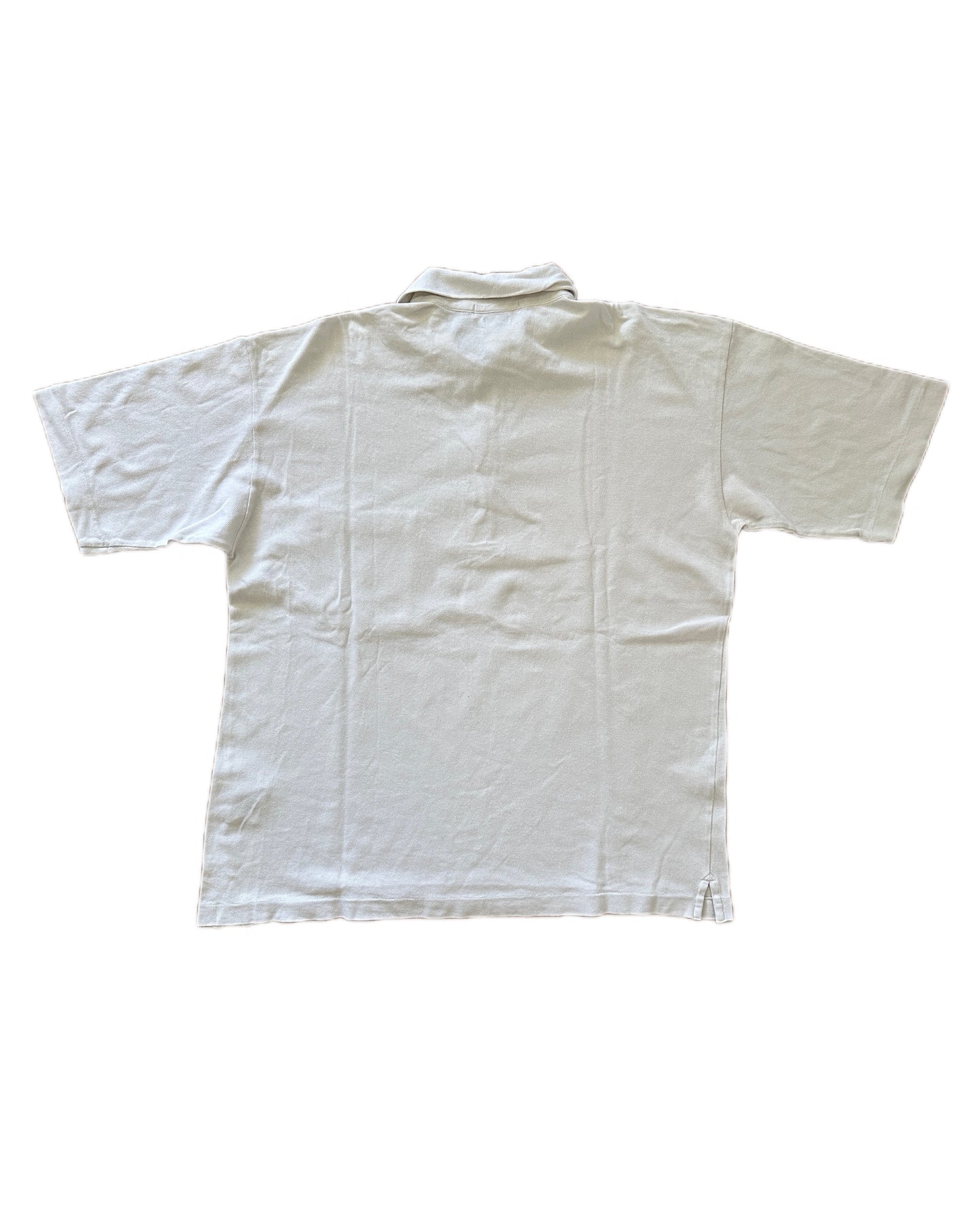 Stone Island Marina 1998 Vintage White Polo Shirt - XL - Made in Italy