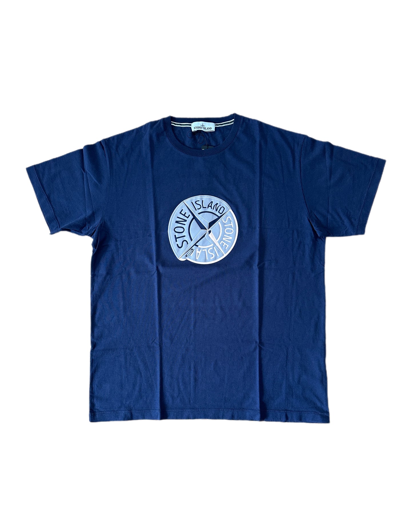Stone Island 2018 Graphic Print Navy T-Shirt BNWT - XXL