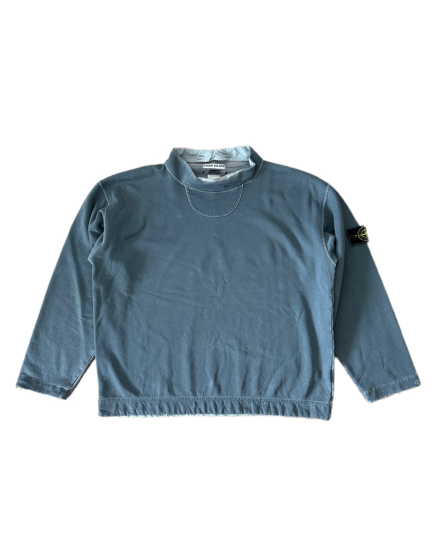 Stone Island 90s Vintage Turtleneck Sweatshirt - L - Made in Italy