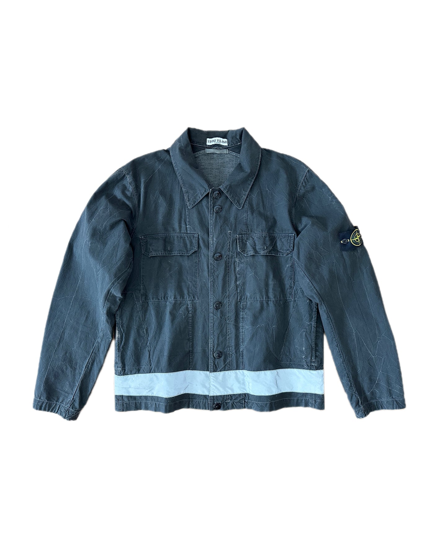 Stone Island 2006 Reflective Panel Work Jacket - XL - Made in Italy