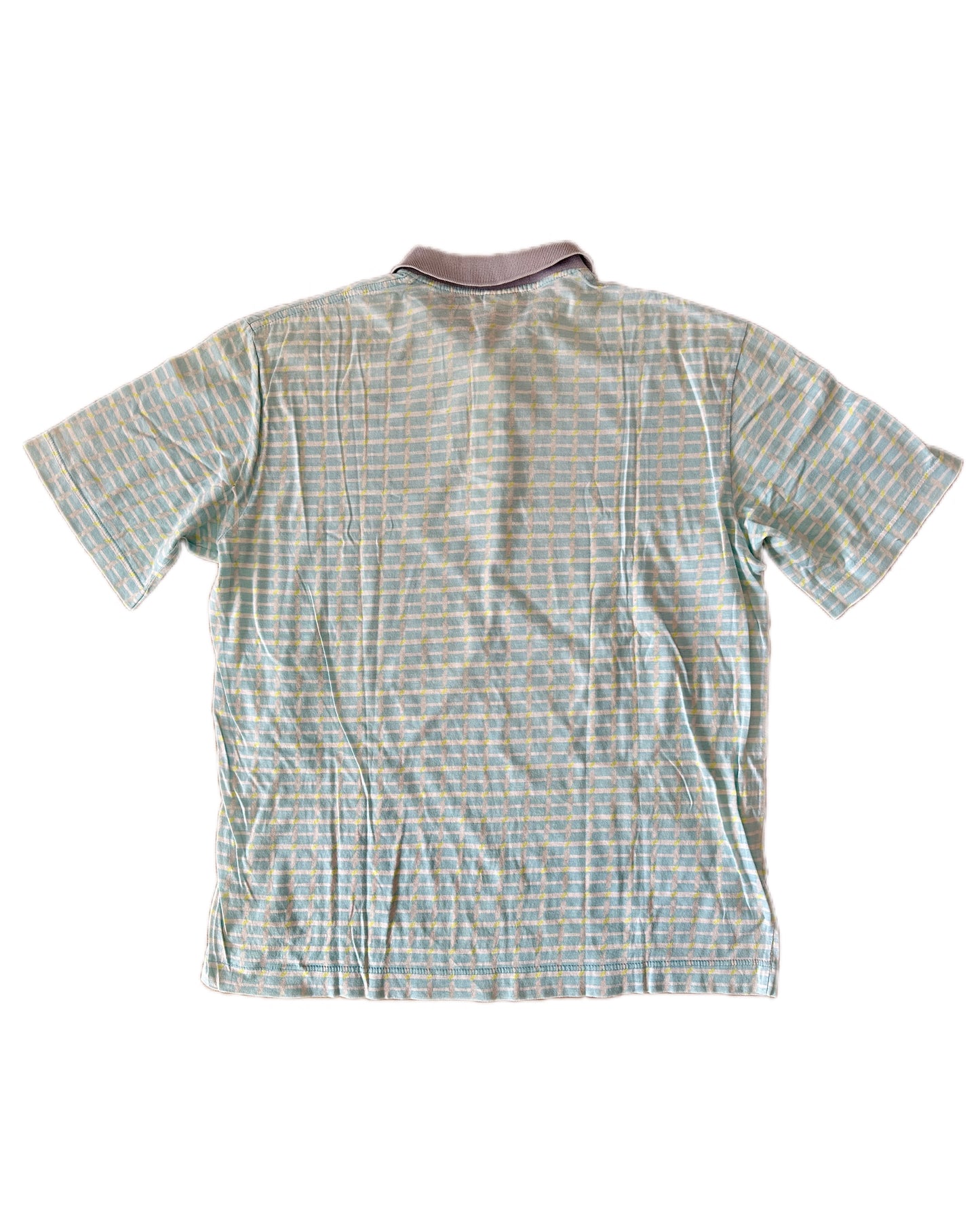 Ellesse Vintage 80s Light Blue Tennis Polo Shirt - M - Made in Italy